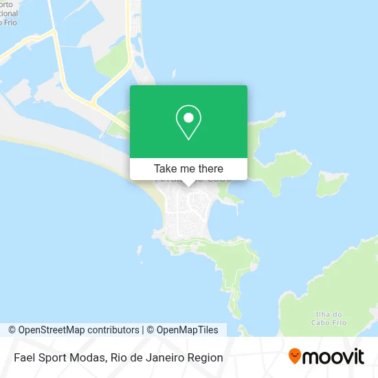 Fael Sport Modas map