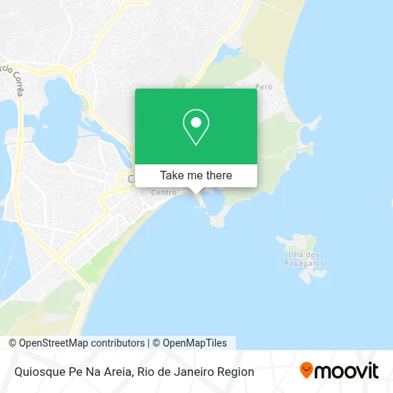 Quiosque Pe Na Areia map
