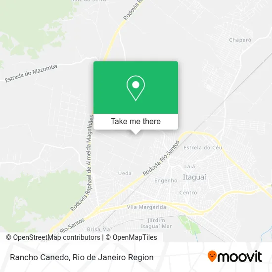 Rancho Canedo map