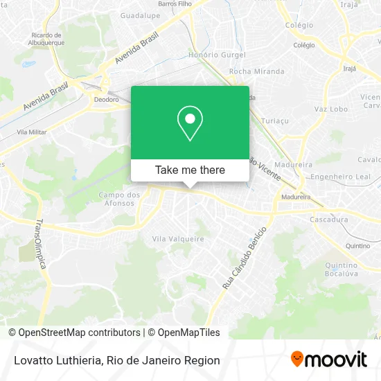 Lovatto Luthieria map