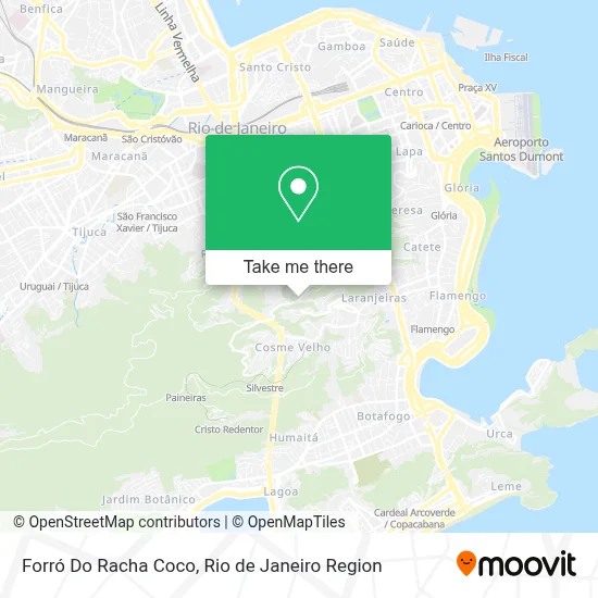 Forró Do Racha Coco map