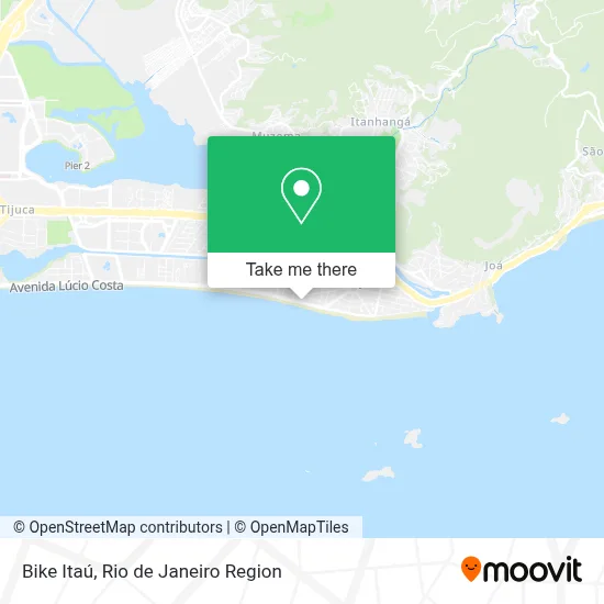 Bike Itaú map