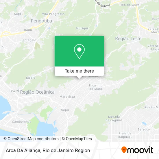 Arca Da Aliança map