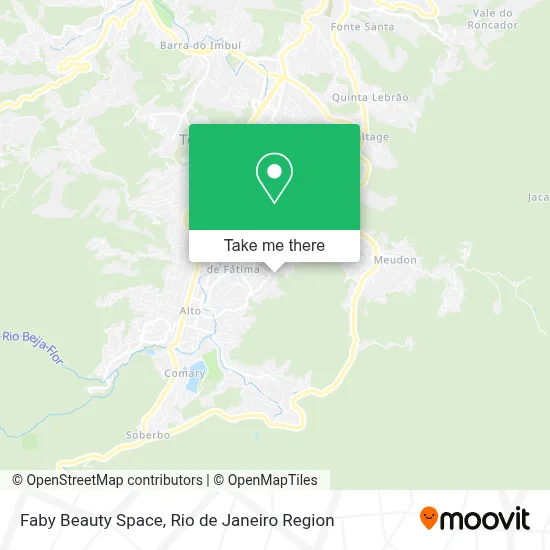 Faby Beauty Space map