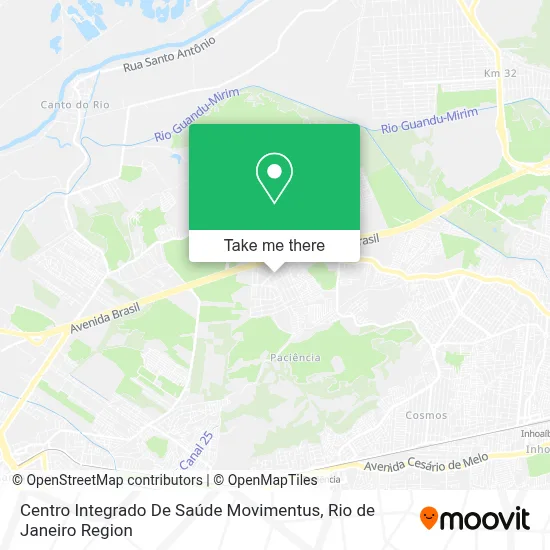Centro Integrado De Saúde Movimentus map