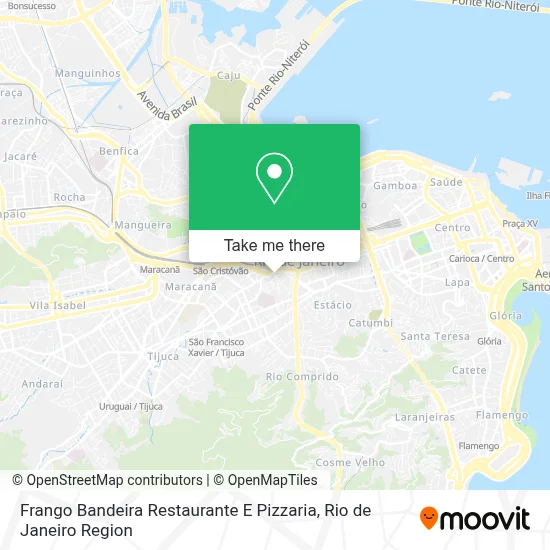 Frango Bandeira Restaurante E Pizzaria map