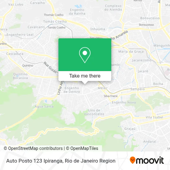 Auto Posto 123 Ipiranga map