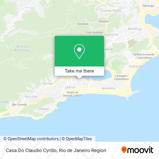 Casa Do Claudio Cyrillo map