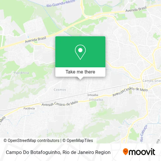 Campo Do Botafoguinho map