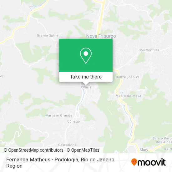 Fernanda Matheus - Podologia map