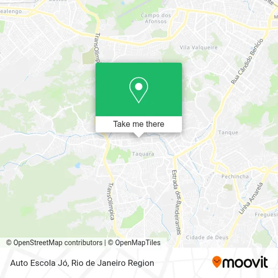 Auto Escola Jó map