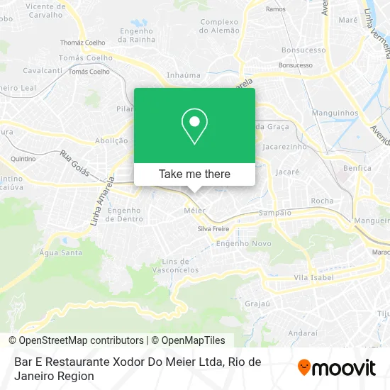 Bar E Restaurante Xodor Do Meier Ltda map