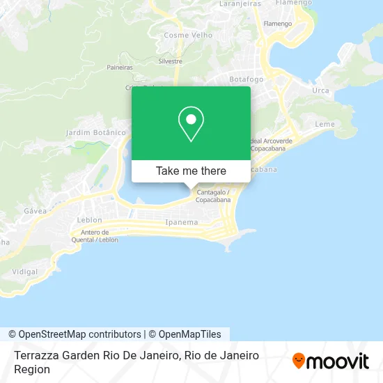 Terrazza Garden Rio De Janeiro map
