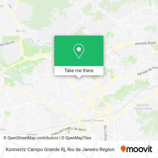 Konnectz Campo Grande Rj map