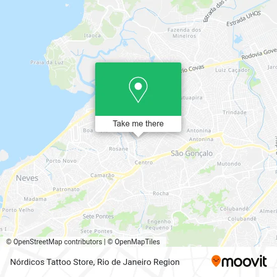 Nórdicos Tattoo Store map