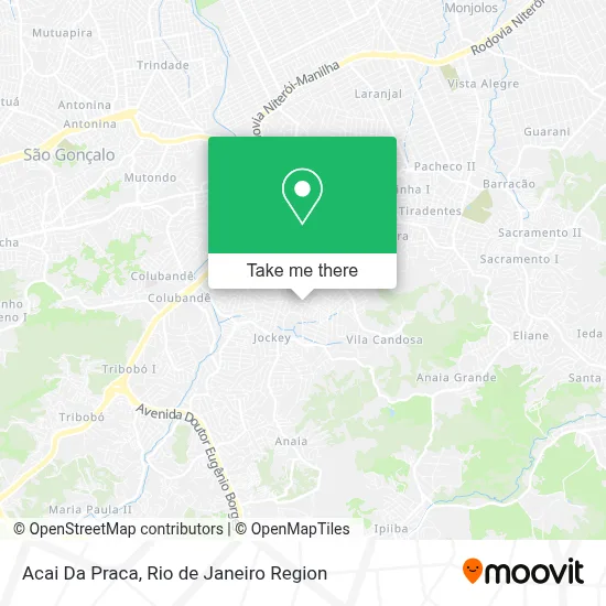Acai Da Praca map