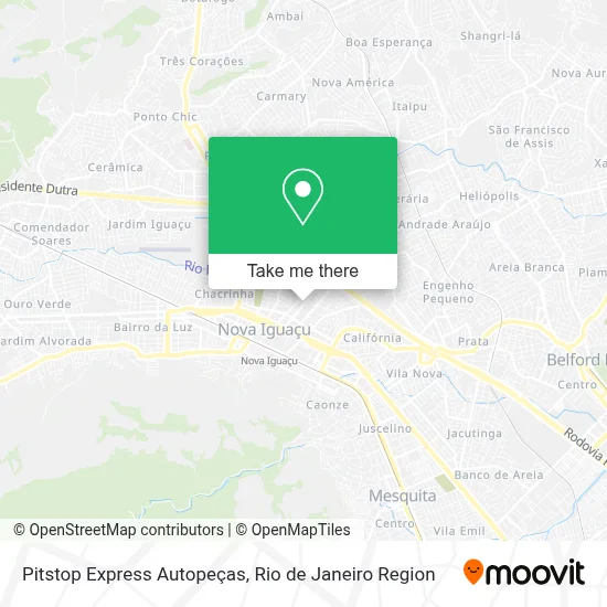 Pitstop Express Autopeças map