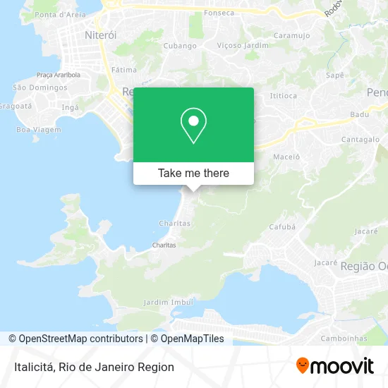Italicitá map