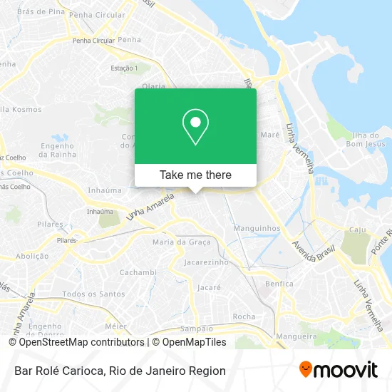 Bar Rolé Carioca map