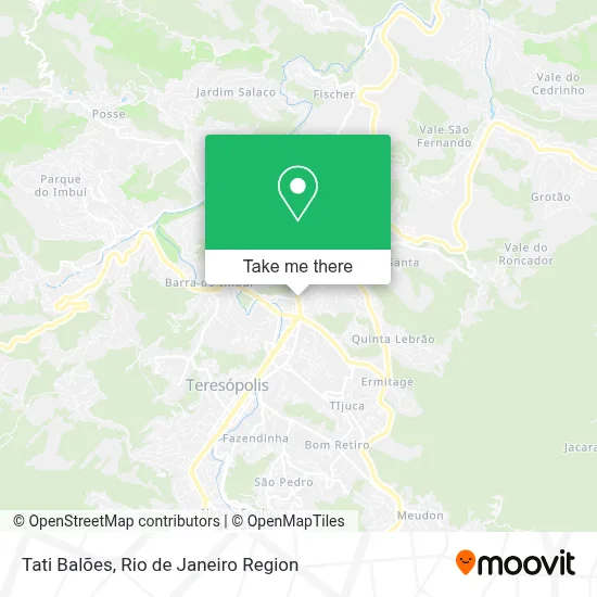 Tati Balões map
