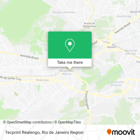 Tecprint Realengo map