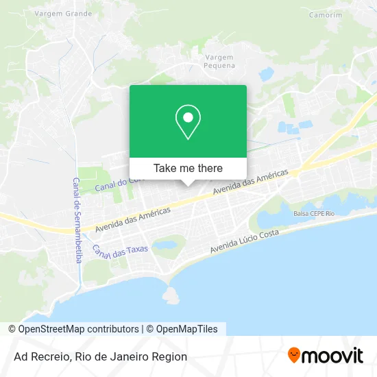 Ad Recreio map