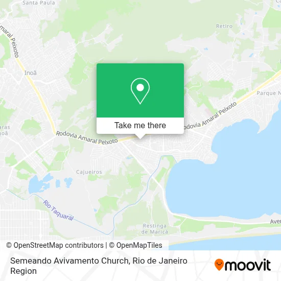 Semeando Avivamento Church map