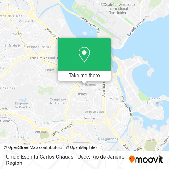 União Espírita Carlos Chagas - Uecc map