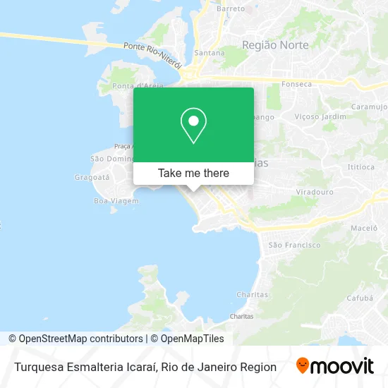 Turquesa Esmalteria Icaraí map