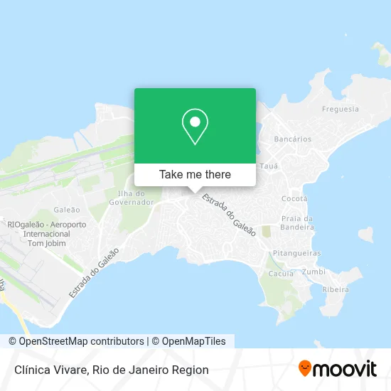 Clínica Vivare map