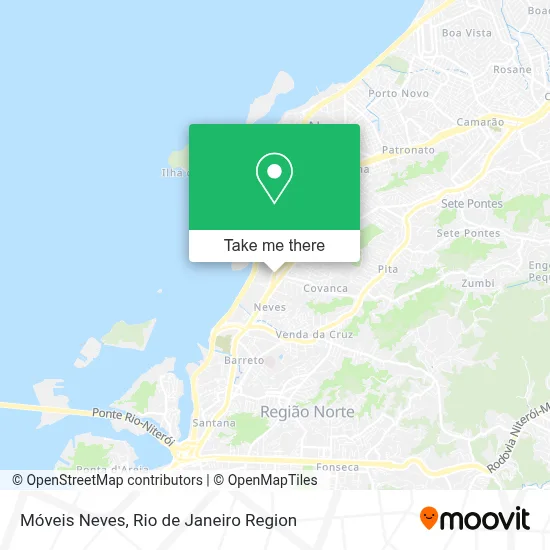 Móveis Neves map