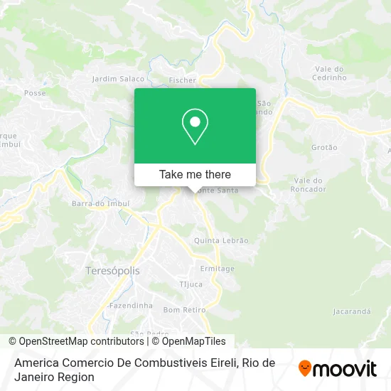 America Comercio De Combustiveis Eireli map