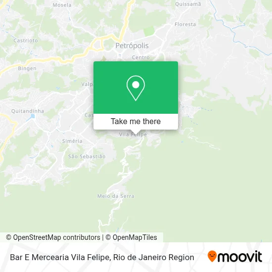 Bar E Mercearia Vila Felipe map