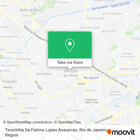 Terezinha De Fatima Lopes Assuncao map
