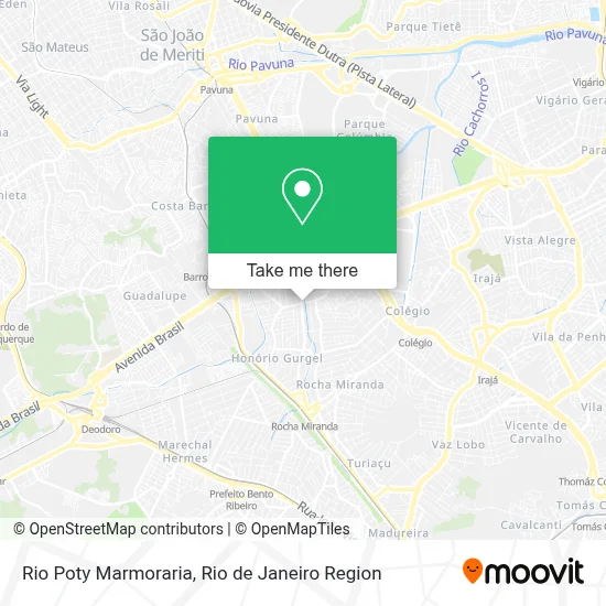Rio Poty Marmoraria map