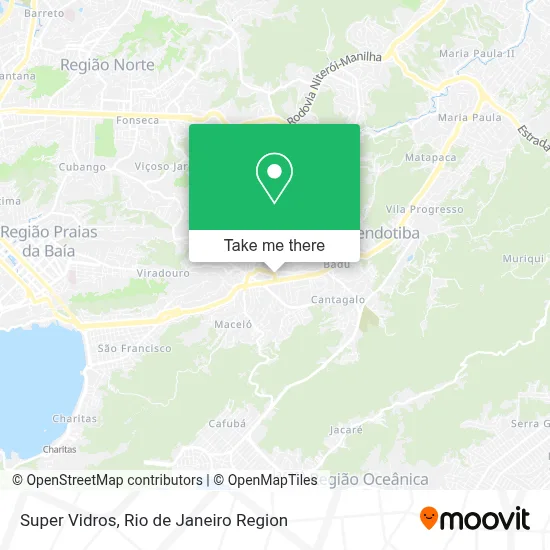 Super Vidros map