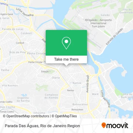 Parada Das Águas map