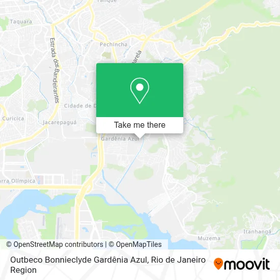 Outbeco Bonnieclyde Gardênia Azul map