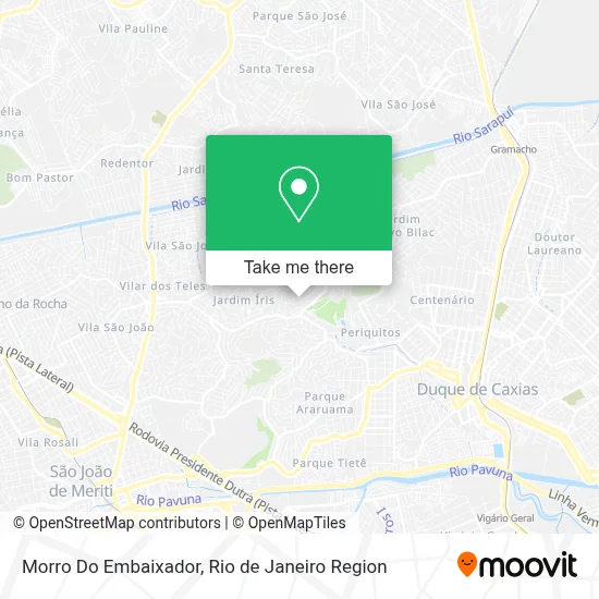 Morro Do Embaixador map