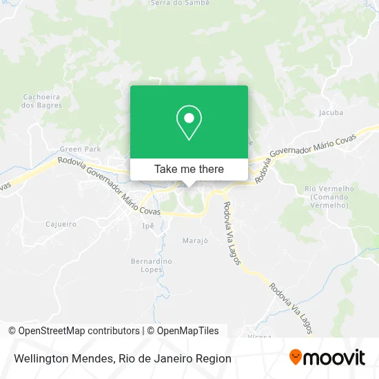 Wellington Mendes map