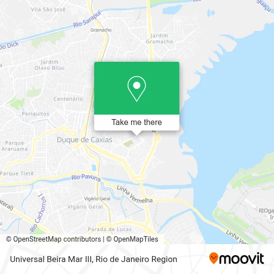 Universal Beira Mar III map