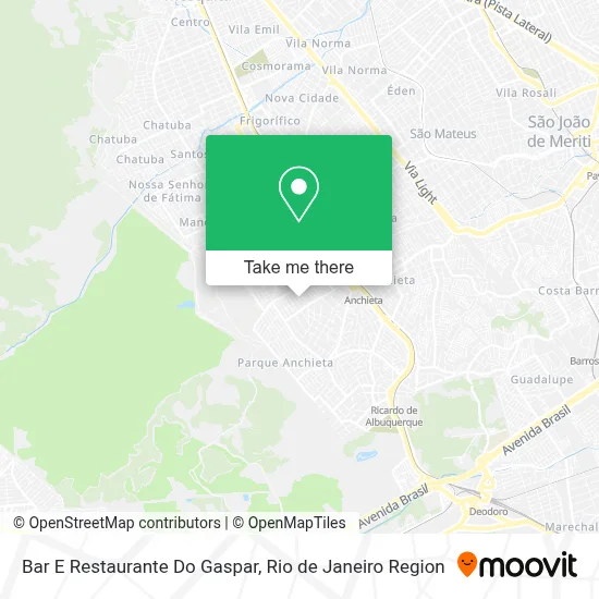 Bar E Restaurante Do Gaspar map