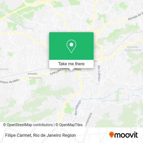 Filipe Carmet map