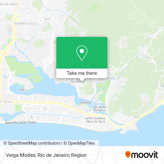 Veiga Modas map