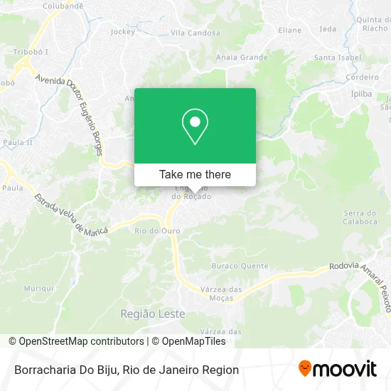 Borracharia Do Biju map