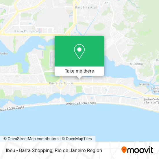 Ibeu - Barra Shopping map