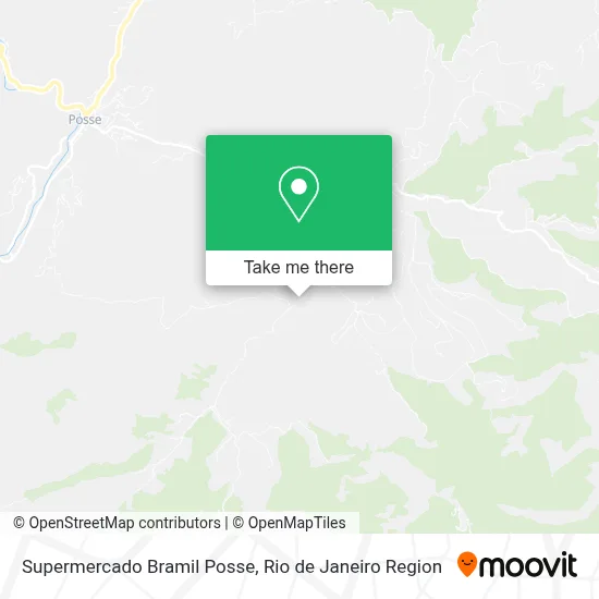 Supermercado Bramil Posse map