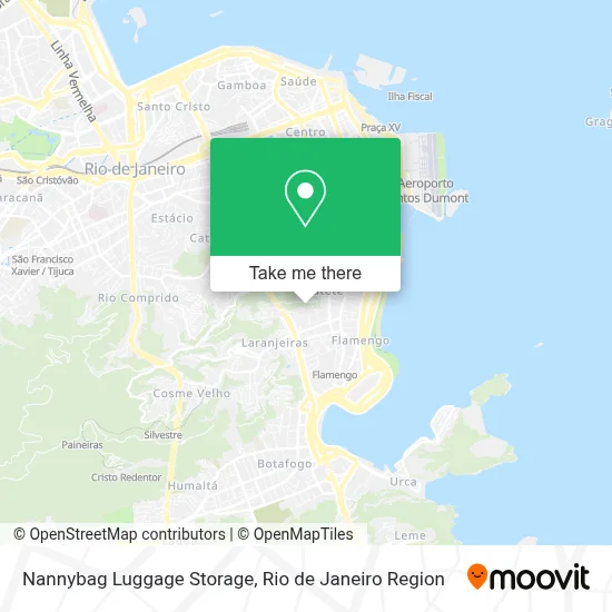 Nannybag Luggage Storage map