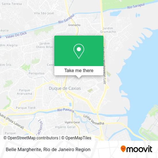 Belle Margherite map