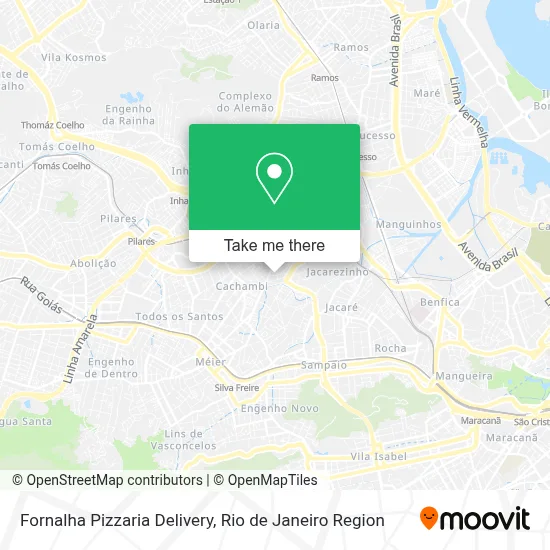 Fornalha Pizzaria Delivery map